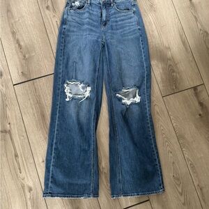 American Eagle Outfitters Super High Rise Baggy Wide Leg Jeans